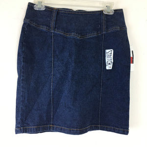 NEW TOMMY HILFIGER JEANS Juniors Stretch Skirt 9
